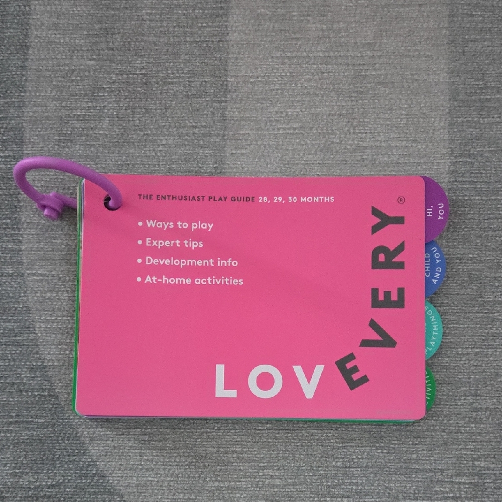 Lovevery The Enthusiast Play Guide Months 28, 29, 30